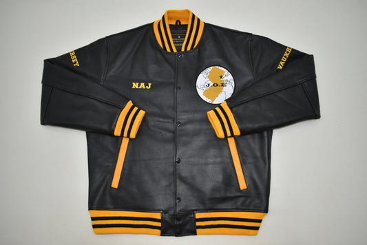 J.O.E Black Varsity Jacket